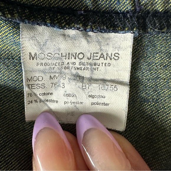 Moschino Jean Italy woman’s light weight jacket - Picture 15 of 16